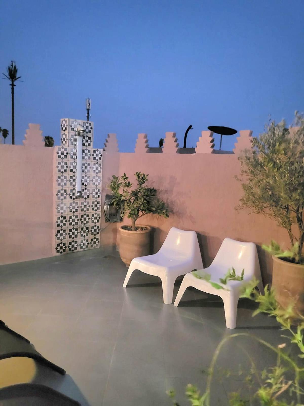 Riad Melilo Avec Piscine Chauffee Marrakesch Exterior foto