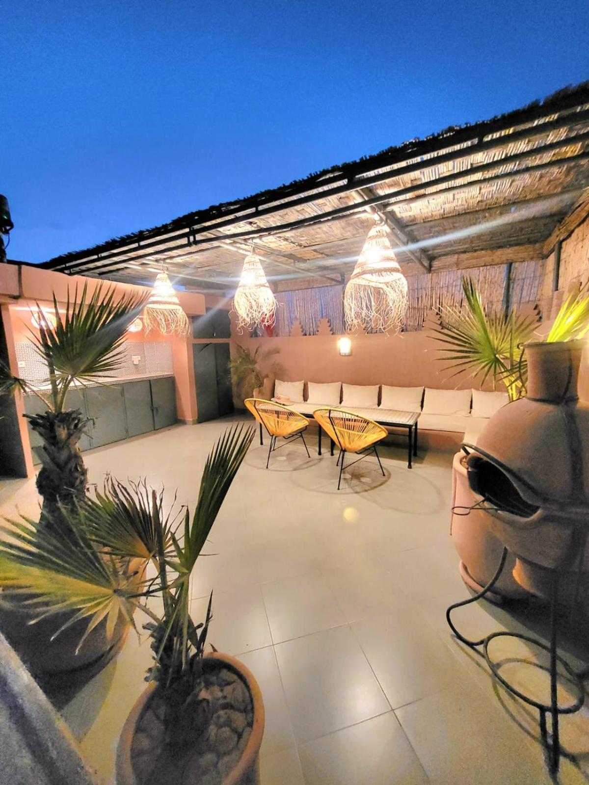 Riad Melilo Avec Piscine Chauffee Marrakesch Exterior foto