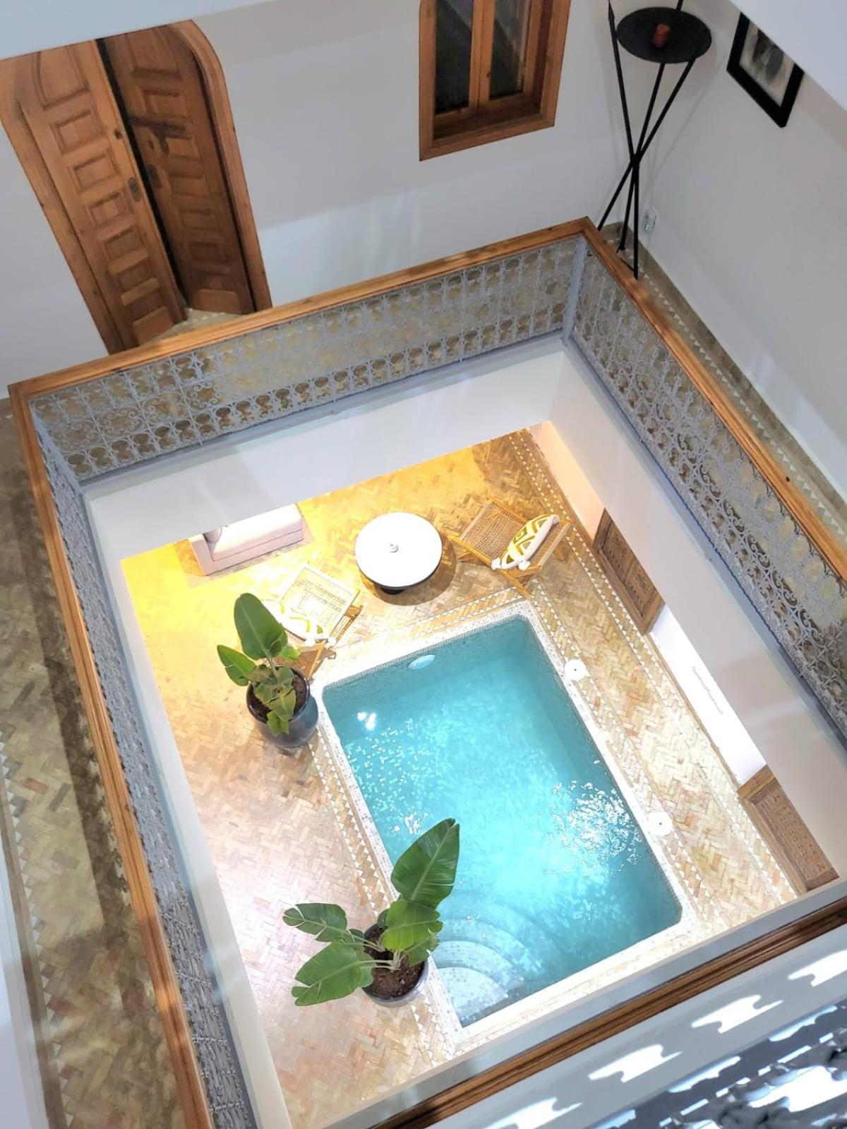 Riad Melilo Avec Piscine Chauffee Marrakesch Exterior foto